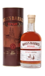Branded grape brandy "Buchach Extra" (BOSS'S BARREL) 0.5 L Бренди виноградный марочный "Бучач Extra" (BOSS`S BARREL) 0,5л